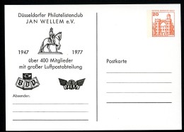 BERLIN PP76 C2/003a Privat-Postkarte JAN WELLEM Düsseldorf ** 1977 - Postales Privados - Nuevos