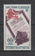 SPM   1966  Aerien N° 37   Neuf  **  (sans Trace) - Unused Stamps