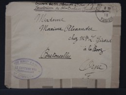 FRANCE- TUNISIE LETTRE EN FRANCHISE DU REGIMENT DE CHASSEURS D AFRIQUE  POUR LA FRANCE 1918    A VOIR    LOT P3032 - Covers & Documents