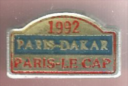 43527-pin's -Paris Dakar.le Cap.rallye Automobile.. - Rally