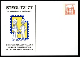 BERLIN PP76 D1/002 Privat-Postkarte STEGLITZ ** 1977 - Cartes Postales Privées - Neuves