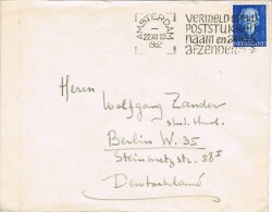 12286. Carta AMSTERDAM (Holland) Nederland 1952 - Cartas & Documentos