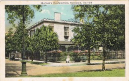 12292. Postal SAVANNAH (Georgia) Sherman's Headquarters - Savannah