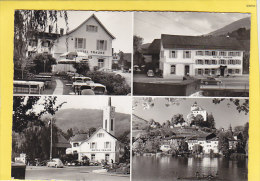 CPA   - Hotel TRAUBE - BUCHS WERDENBERG -  Fremdenzimmer Mit Fl. Kalt Und Warm Wasser - Gartenrestaurant - Buchs