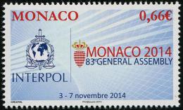 MONACO - 2014 - Interpol, 83e Assemblé - 1v Neufs // Mnh - Ungebraucht