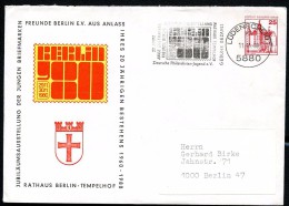 BERLIN PU67 D2/002 Privat-Umschlag AUSSTELLUNG TEMPELHOF Gebraucht Lüdenscheid 1980  NGK 4,00 € - Privé Briefomslagen - Gebruikt