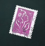 N° 3758 La Marianne Des Français La Marianne De Lamouche 1.22 €  Lilas Brun Clair  France Oblitéré 2005 - 2004-2008 Marianne Of Lamouche