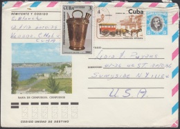 1981-EP-21 CUBA 1981. Ed.190c. ENTERO POSTAL. POSTAL STATIONERY. ANTONIO MACEO 13c. BAHIA DE CIENFUEGOS. HABANA. USED. - Usati