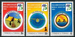 1982 Trinidad & Tobago Scout Scoutisme Set MNH** B498 - Trinité & Tobago (1962-...)
