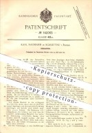 Original Patent - Karl Neumann In Schlettau I. Erzgeb. , 1902 , Jätmaschine , Landwirtschaft !!! - Schlettau