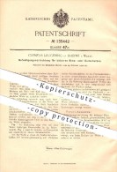 Original Patent - Clemens Leugering In Rheine I. Westf. , 1902 , Befestigungsvorrichtung Für Riem- Oder Seilscheiben !!! - Rheine