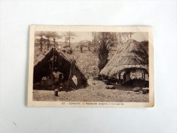 Carte Postale Ancienne : GUINEE : CONAKRY : Marchands Indigènes à Camayenne, Timbre 1949 - Guinée Française