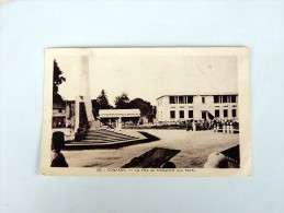 Carte Postale Ancienne : GUINEE : CONAKRY : La Fête Du Monument Aux Morts, 1949 - Guinée Française