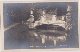 Carte Photo,allemagne,deutschland,ger Many,bavaria,bavière,NYMP HENBURG,PARKBRUCKE,pont,p Asserelle,munich,munchen - Muenchen