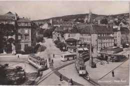 SUISSE,HELVETIA,SWISS,SWITZERLAND,SCWEIZ,SVIZZERA, NEUCHATEL,place  PURRY,4 Trolley,TOLLEYBUS,rare - Neuchâtel