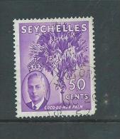 Seychelles 1952 KGVI  50c Definitive FU - Seychellen (...-1976)