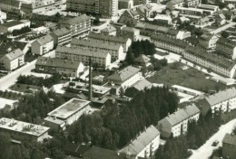 Flugzeugaufnahme Kaufbeuren Neugablonz Wohnsiedlung Wohngebiet Sw 25.6.1975 - Kaufbeuren