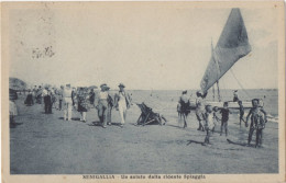 C249 !!! SENIGALLIA SALUTO DALLA SPIAGGIA 1930 F.P. !!! - Senigallia