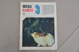 Lithuania Magazine "Musu Gamta"  "Our Nature" - Magazines