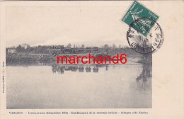Varades Inondations Décembre 1910 Comblement De La Seconde Breche Attaque Coté Nantes Train  Vassellier - Varades