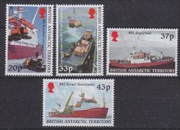 British Antarctic Territory 2000 Survey Ships 4v ** Mnh (20672) - Nuevos