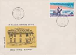 ROUMANIE, FDC 35ème Anniversaire De L'Association Des Societes Philatéliques Roumaines, 1993 - FDC