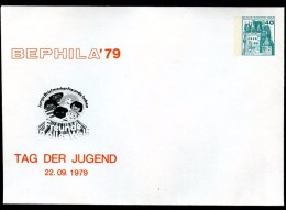 BERLIN PU70 D1/001 Privat-Umschlag BEPHILA ** 1979 - Privé Briefomslagen - Ongebruikt