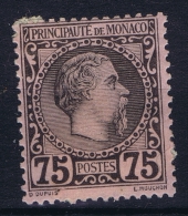 Monaco: 1885 Yv Nr 8 MH/*  Some Paper On Backside - Ongebruikt