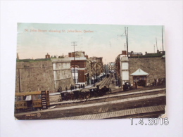 Quebec. - St John Street, Showing St. John Gate. (2 - 11 - 1910) - Québec - La Citadelle