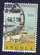 Angola 1965 Oblitéré Rond Used Raffinerie Petrol Refinaria De Petróleo - Angola