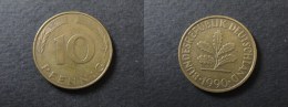 1990 J - 10 PFENNIG ALLEMAGNE - GERMANY - DEUTSCHLAND - 10 Pfennig