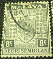 Negri Sembilan 1935 Coat Of Arms 8c - Used - Negri Sembilan