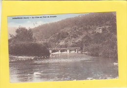 CPA -  BESSEGES -  La Cèze Au Pont De Druède - éditeur Brunel - Bessèges