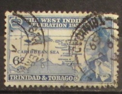 Trinidad & Tobago 1958 West India Federation 6c Used - Trinidad Y Tobago