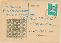 GERMANIA DDR - GERMANY - Deutschland - ALLEMAGNE - 19?? - 25 - Chess, Schaakspel, Echecs - Carte Postale - Postal Car... - Schach