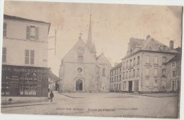 Cpa    78 Yvelines Jouy En Josas Place De L Eglise - Jouy En Josas