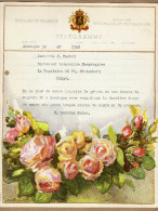 Télégramme Fleurs Roses - Telegrammi