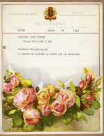 Télégramme Fleurs Roses - Telegramme