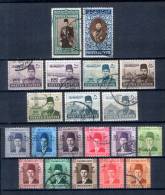 EGYPT / 1937 / KING FAROUK / VF USED COMPLETE SET. - Usados