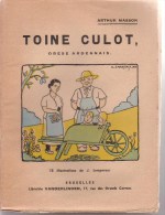 Toine Culot, Obèse Ardennais - Arthur Masson - Auteurs Belges