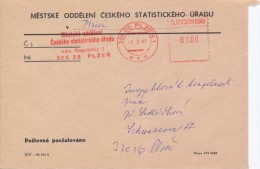 I9876 - Czechoslovakia (1991) 301 00 Plzen 1: City Department Czech Statistical Office (Republic Square 2, 306 38 Plzen) - Computers