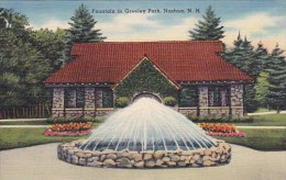 Fountain In Greeley Park Nashua New Hampshire - Nashua