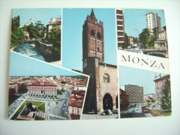 Delcampe - MONZA   VIAGGIATA COME DA FOTO   PIEGA ANGOLO - Monza