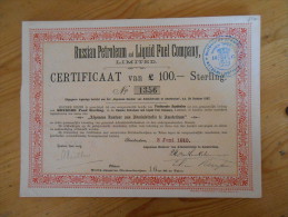 Russian Petroleum And Liquid Fuel Company - 1910 - Russia