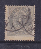 ISLANDE N° 7A 6a GRIS DÉPENDANCE DANOISE OBL - Used Stamps