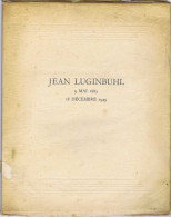 Suisse Oberland JEAN LUGINBUHL 1883-1949 Imprimeur IMPRIMERIE DESFOSSÉS Néogravure France Paris 15e Rues Bargue Fondary. - Switzerland