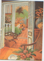 La Réunion, Saint-Denis, Les Fauteuils, Pastel Et Encre D´après Pierre Pellet, Editions ARDP, CP Neuve, N´a Pas Voyagé - Saint Denis