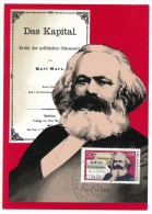 ALLEMAGNE DDR - CARTE MAXIMUM => Karl Marx / Le Capital... 1983 - Karl Marx