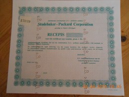 Studebaker Packard Corporation - Automobilismo
