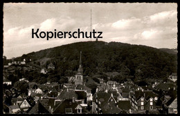 ÄLTERE POSTKARTE LANGENBERG RHEINLAND BLICK AUF STADTMITTE MIT SENDER BISMARCKTURM UND HORDTHAUS Radio Mast Tour Velbert - Velbert